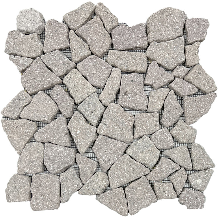 SB TILE AND STONE Jupiter Flatt Pebble Natural Stone Mosaic Tile Wayfair